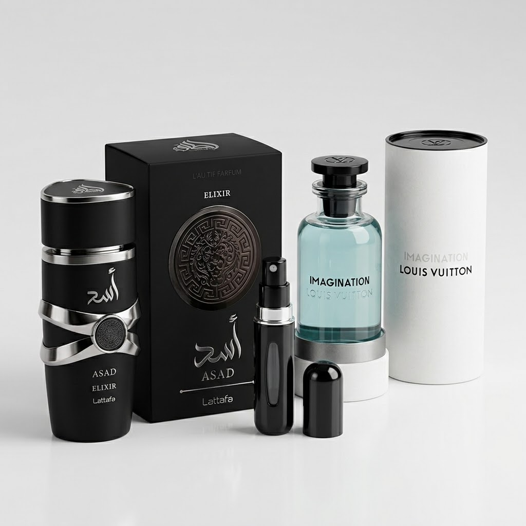 COMBO Asad Elixir + Louis Vuitton Imagination 100ml + Perfumero