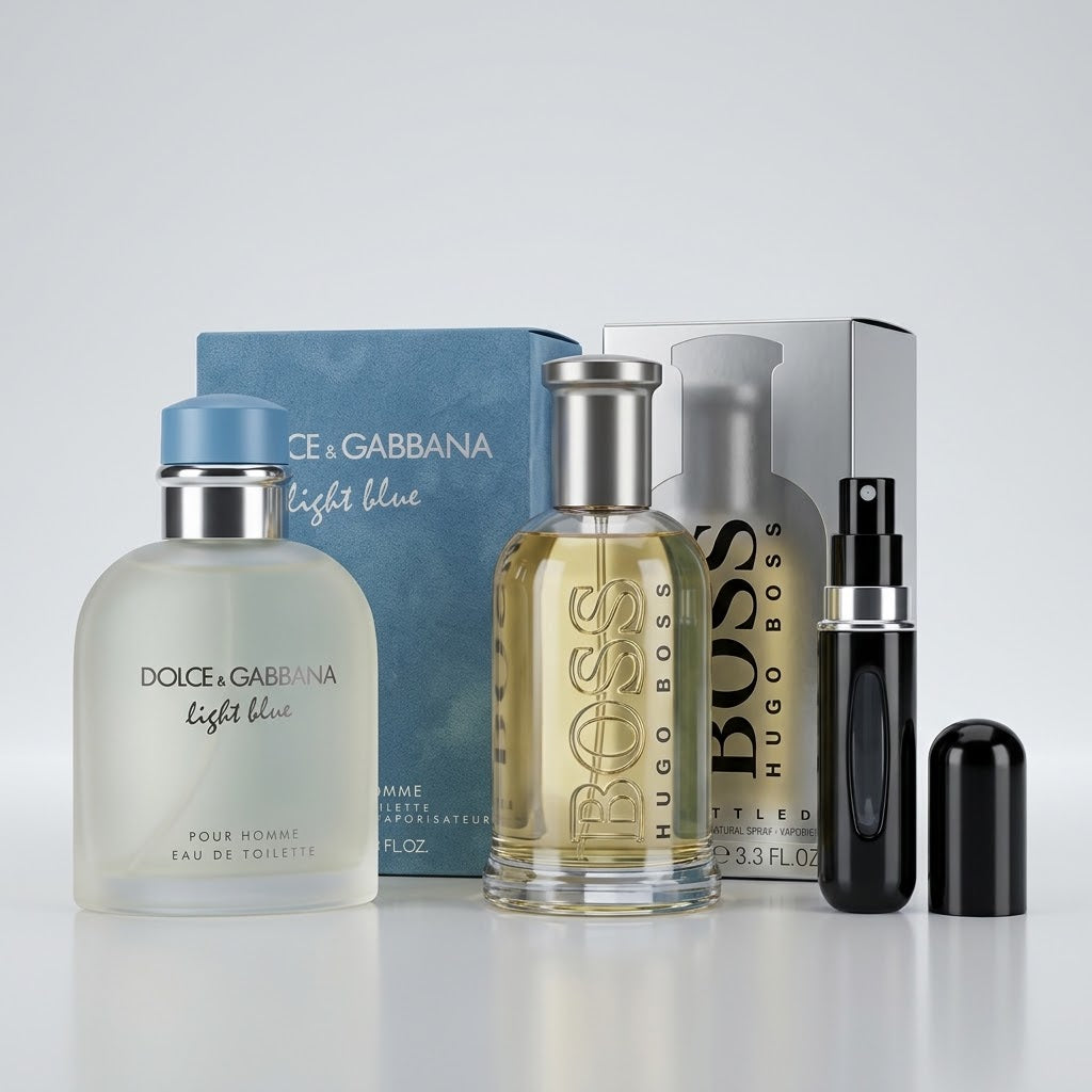 COMBO Light Blue Men + Boss Bottled 100ml + 1 Perfumero