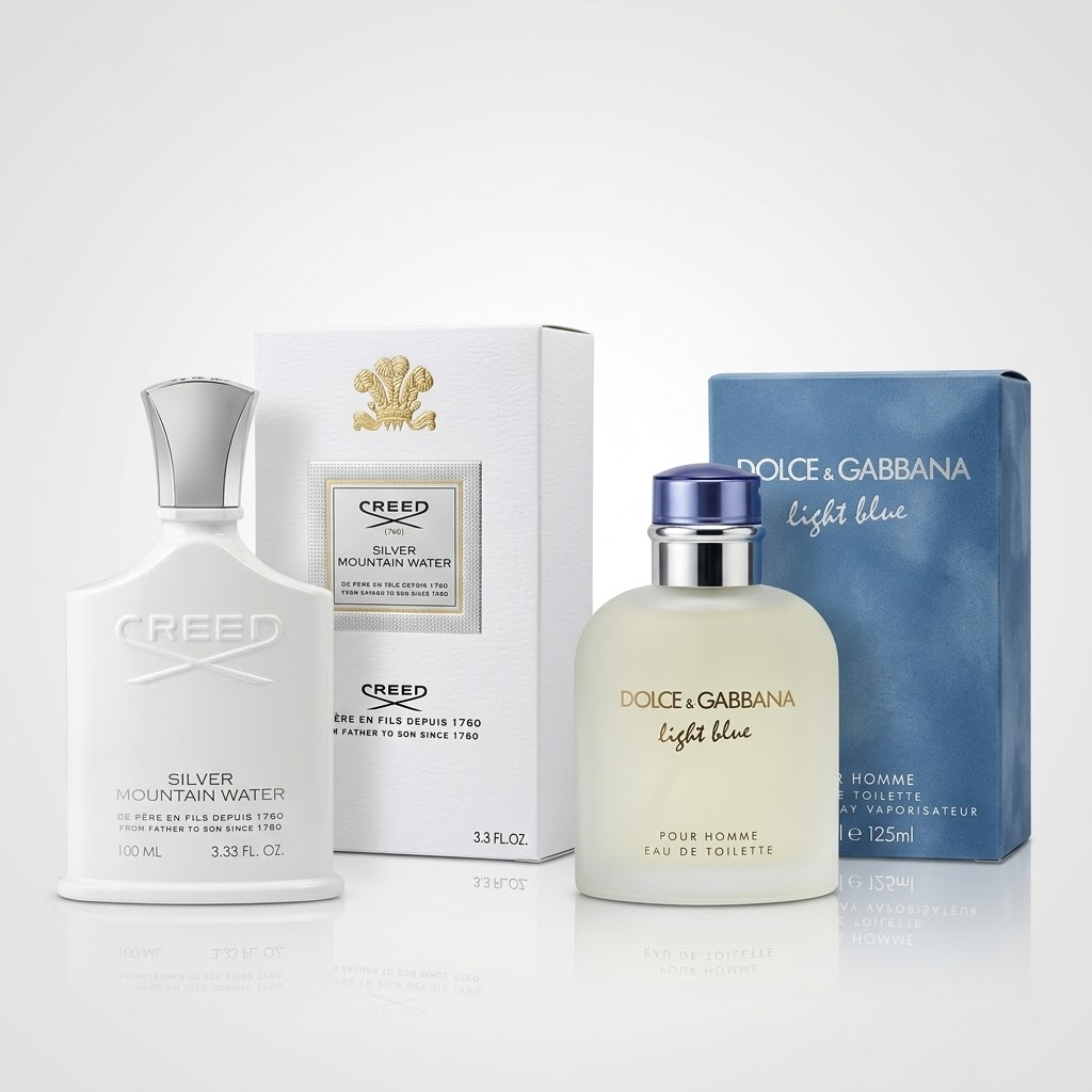 COMBO Creed Silver 100ml + Light Blue 125ml