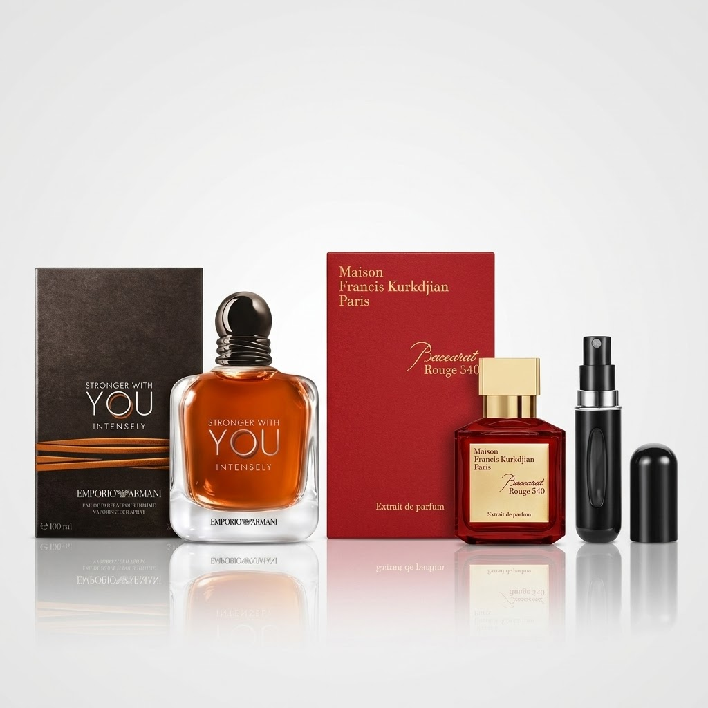 COMBO Stronger With You + Baccarat Rouge + Perfumero