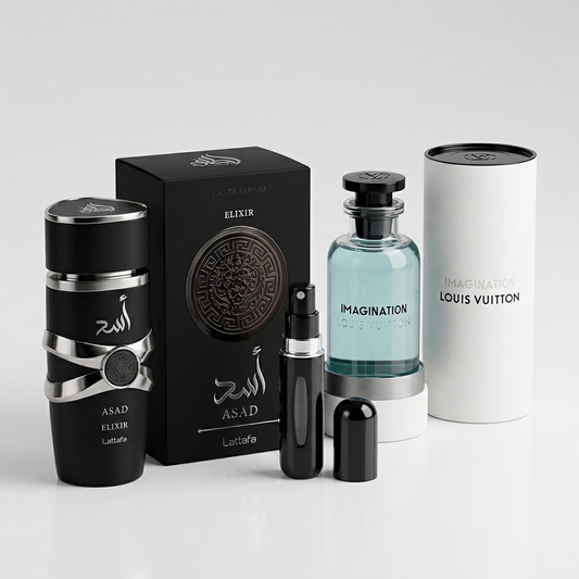 COMBO Asad Elixir + Louis Vuitton Imagination 100ml + Perfumero