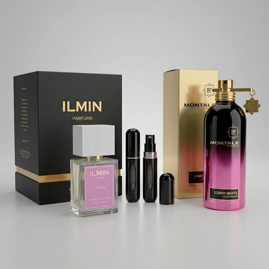 COMBO Ilmin Il Femme + Montale Starry Nights 100ml + Perfumero