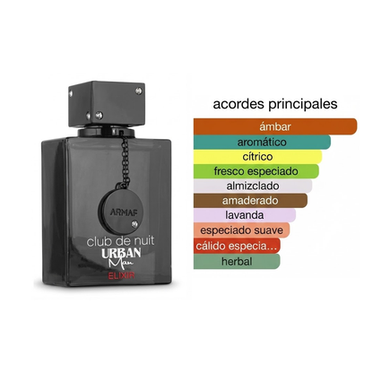 Club de Nuit Urban Man Elixir 105ml + Perfumero 1.1