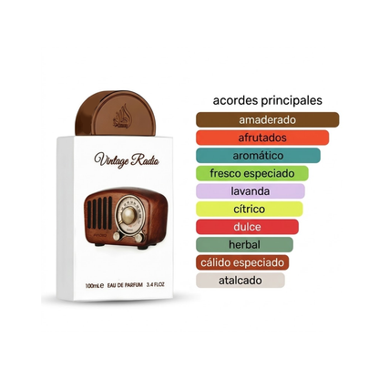 Lattafa Vintage Radio 100ml + Perfumero 1.1