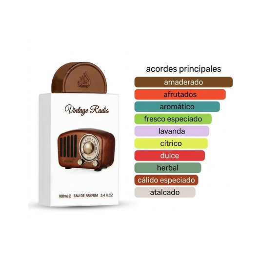 Lattafa Vintage Radio 100ml + Perfumero 1.1