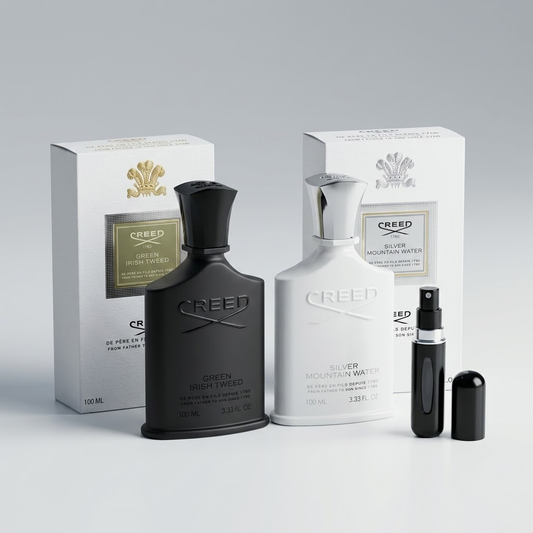 COMBO Creed Green Irish Tweed + Creed Silver 100ml + Perfumero