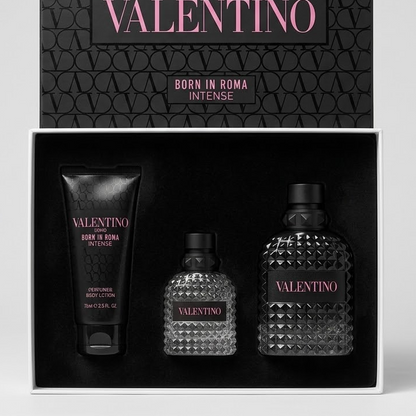 KIT Valentino Born in Roma · Perfume + Crema + Splash