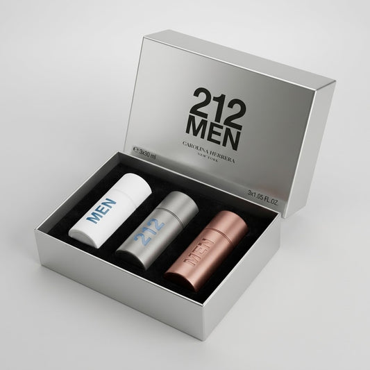 KIT 212 Men Carolina Herrera · 3 Perfumes x30ml