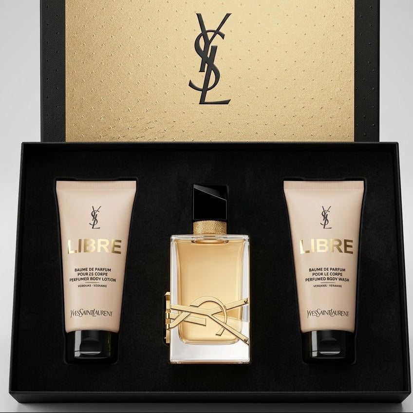 KIT YSL Libre · Perfume + Body wash + Body lotion