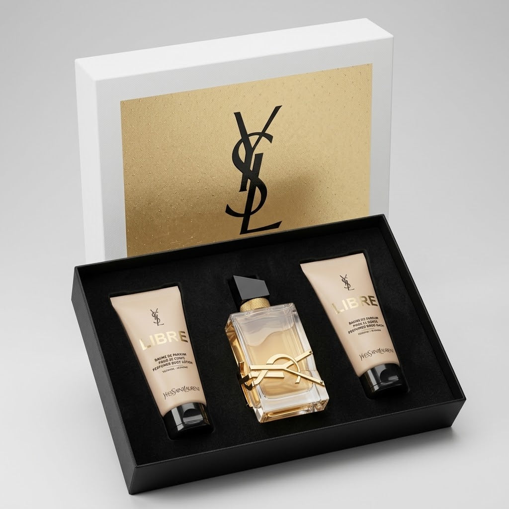 KIT YSL Libre · Perfume + Body wash + Body lotion