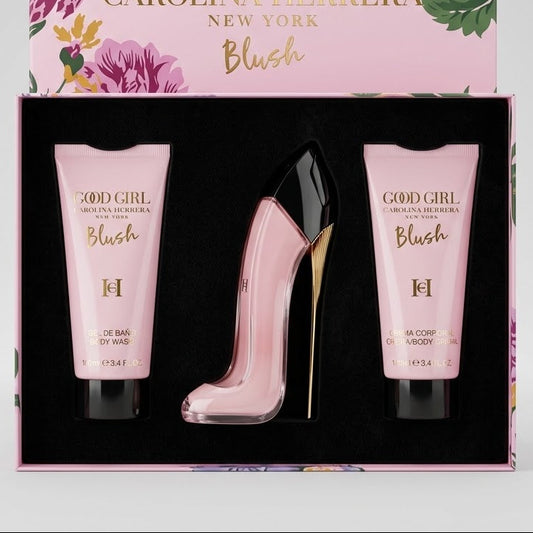 KIT CH Good Girl Blush · Perfume + Body wash + Crema