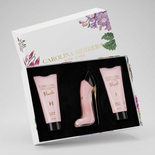 KIT CH Good Girl Blush · Perfume + Body wash + Crema