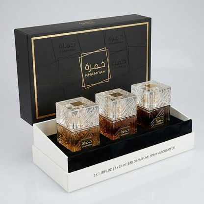 KIT Khamrah · Khamrah, Qahwa y Dukhan · 3 Perfumes x 30ml