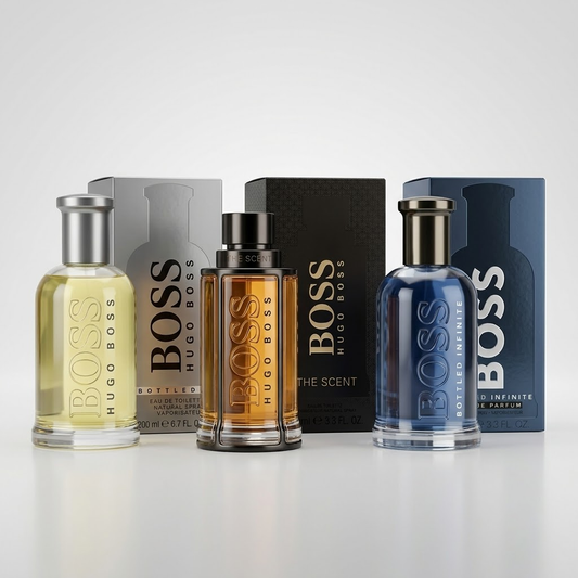COMBO Hugo Boss Bottled + The Scent + Bottled Infinite 100ml