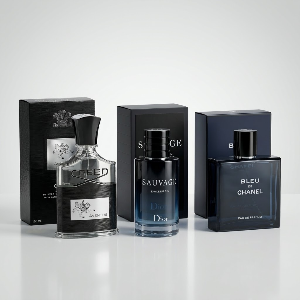 COMBO Creed Aventus + Dior Sauvage + Bleu de Chanel 100ml