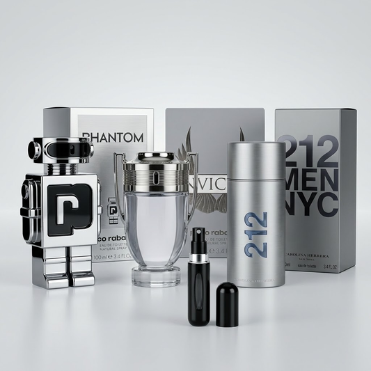COMBO Phantom + Invictus + 212 NYC Men 100ml + Perfumero