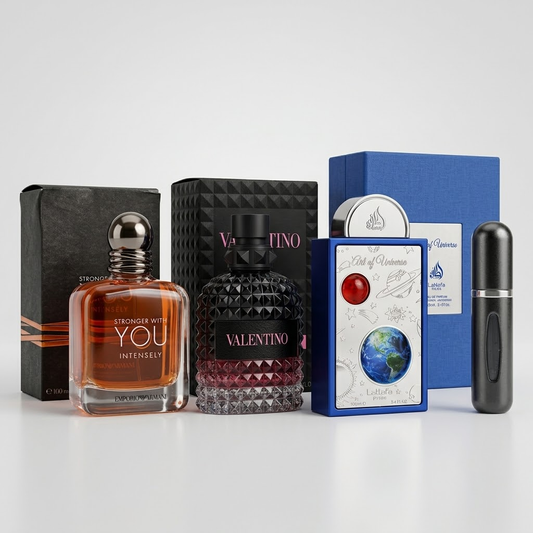 COMBO Stronger With You + Valentino Born in Roma + Art of Universe 100ml + Perfumero