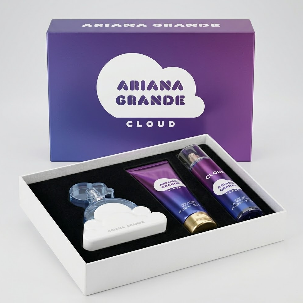 KIT Ariana Grande Cloud 100ml · Perfume + Crema + Splash