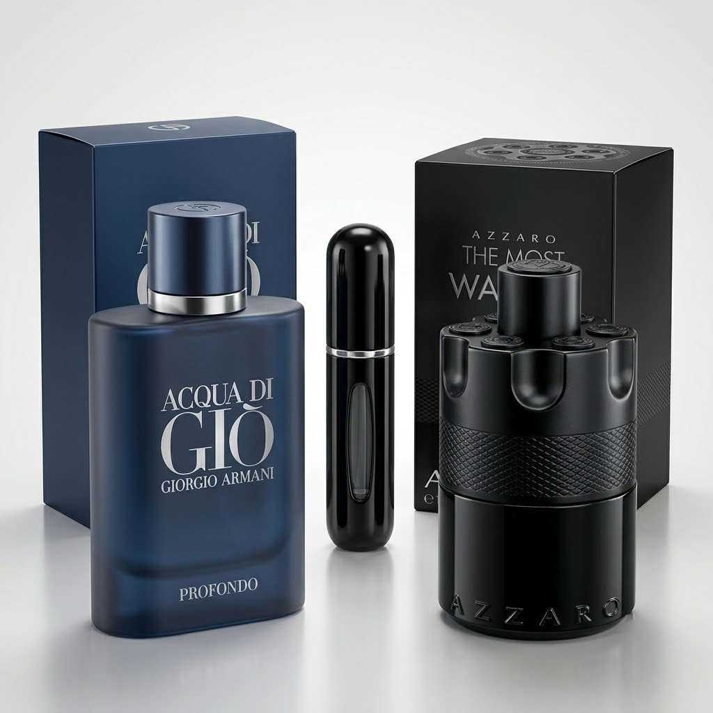 COMBO Profondo + Azzaro 100ml + Perfumero