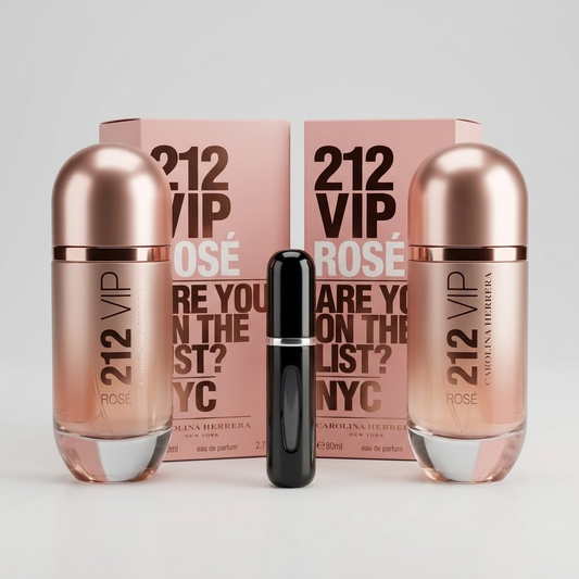 COMBO 212 VIP Rosé 80ml x2 + Perfumero