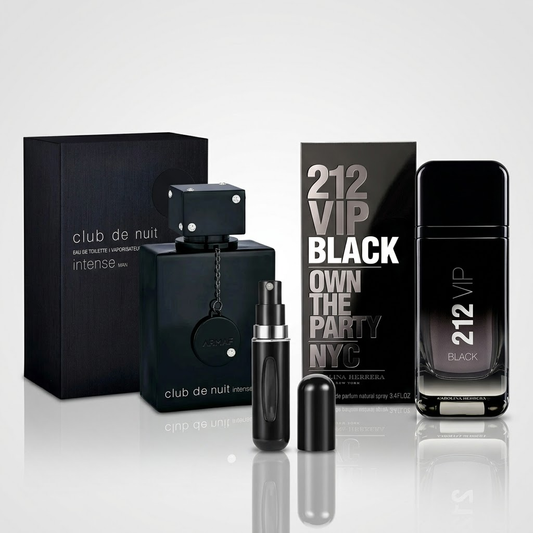 COMBO Club de Nuit Intense Man 105ml + 212 VIP Black 100ml + Perfumero