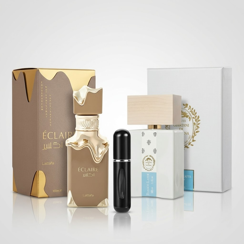 COMBO Éclaire 100ml + Bianco Latte 100ml + Perfumero