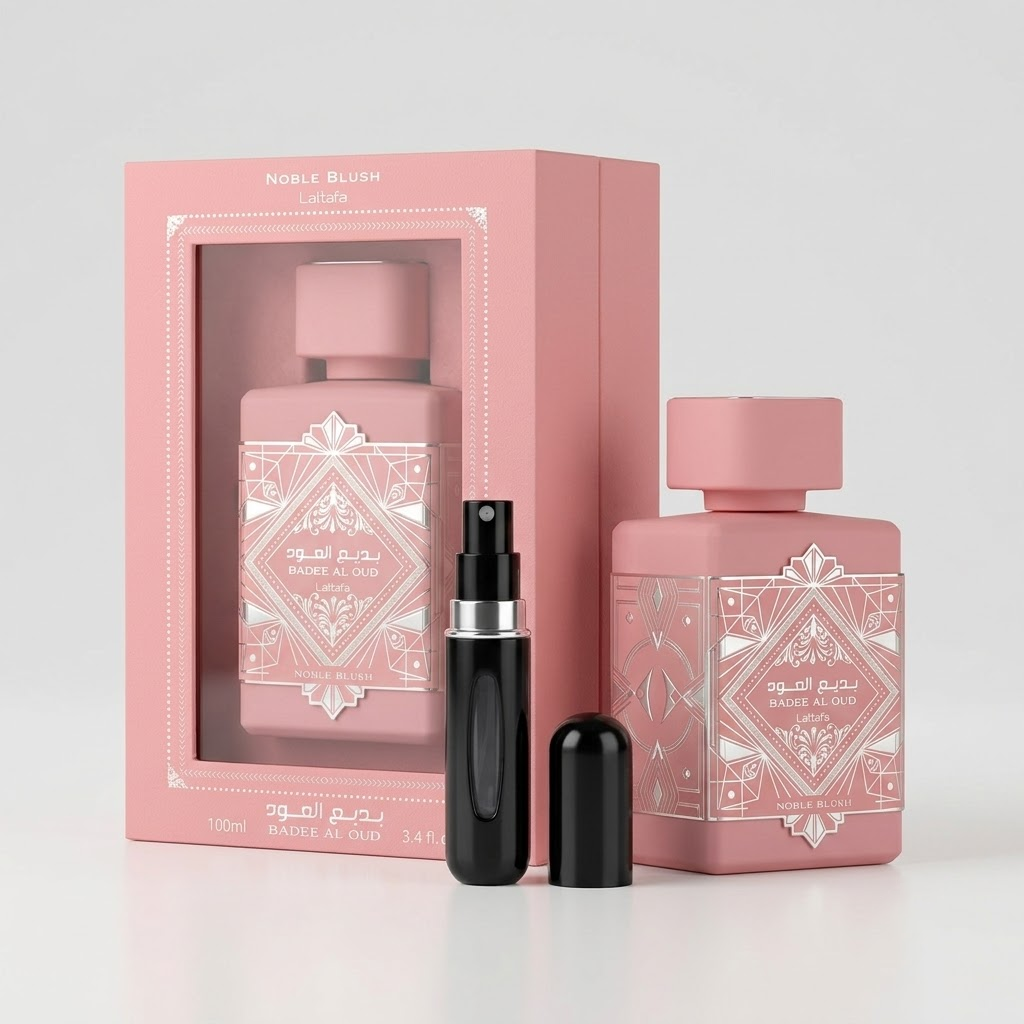 Lattafa Noble Blush Estuche de Lujo 100ml + Perfumero 1.1