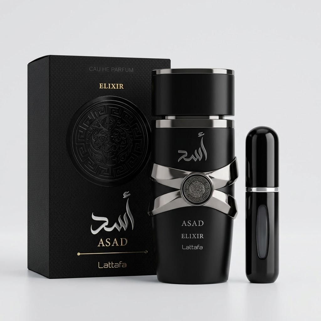Asad Elixir 100ml + Perfumero 1.1