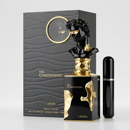His Confession 100ml + Perfumero 1.1