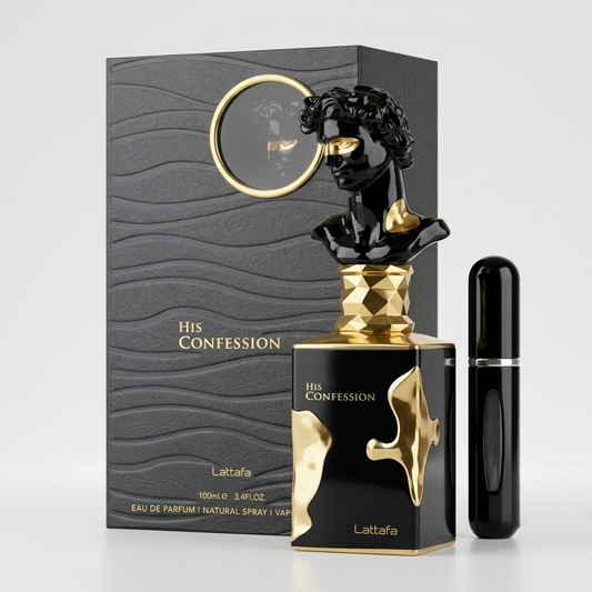 His Confession 100ml + Perfumero 1.1