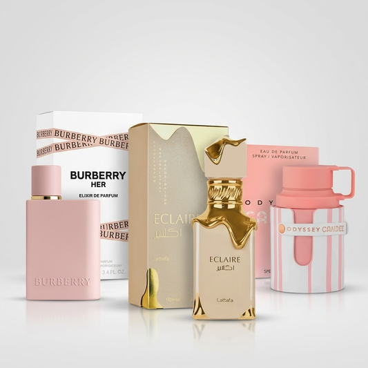 COMBO Burberry Her + Eclaire + Odyssey Candee 100ml