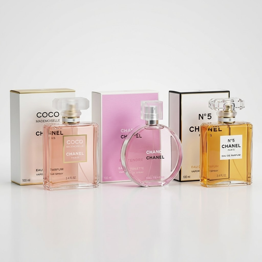 COMBO Coco Chanel + Chance Chanel + Chanel N°5 100ml