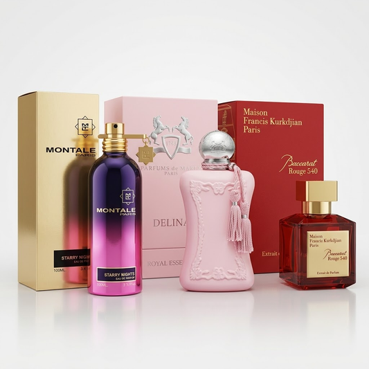 COMBO Starry Nights + Delina + Baccarat Rouge 540 · 100ml c/u