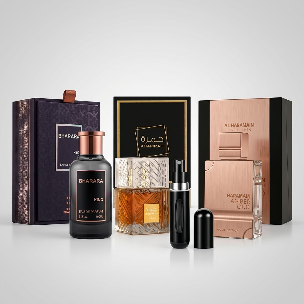 COMBO Bharara King + Khamrah + Amber Oud + Perfumero